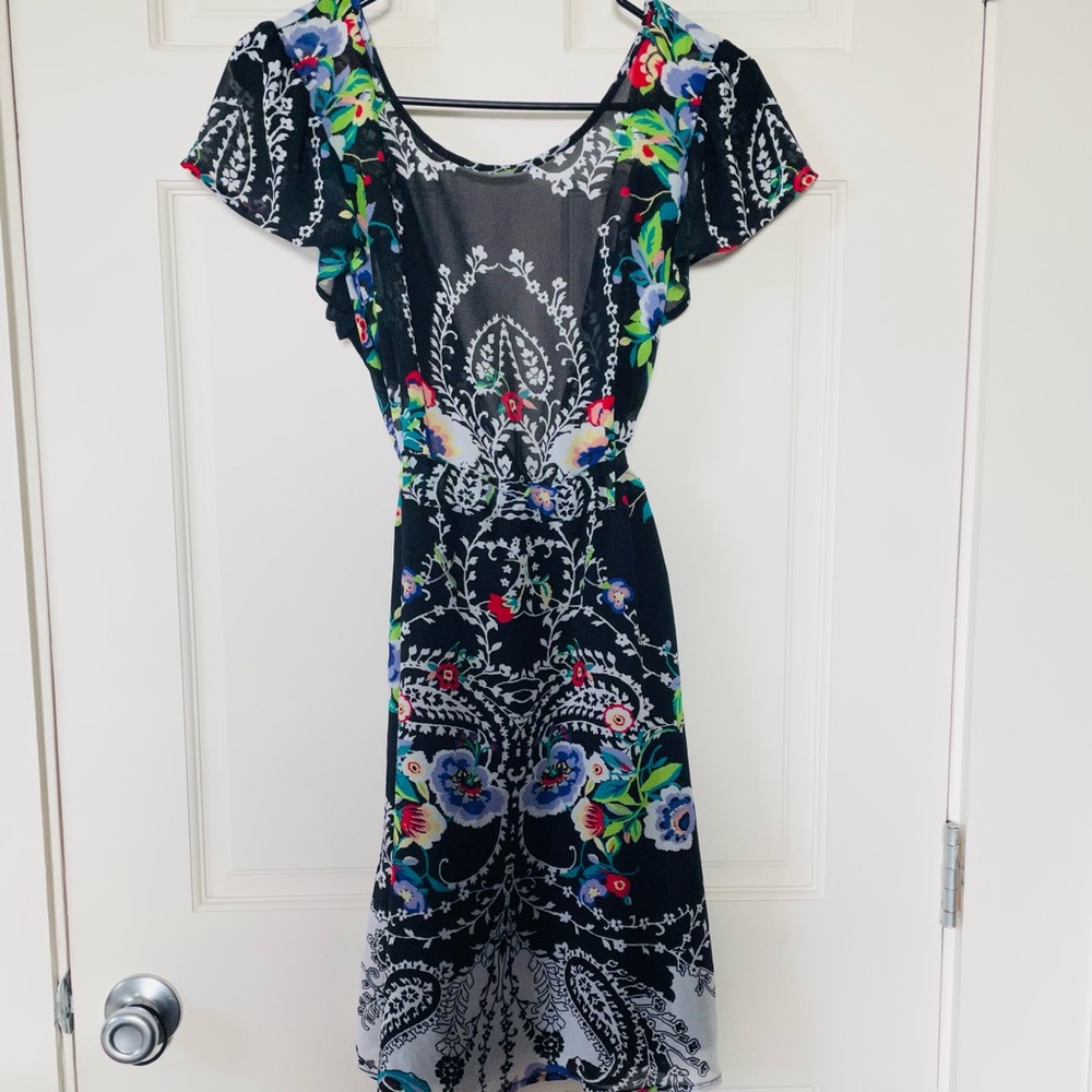 Floral dress size small